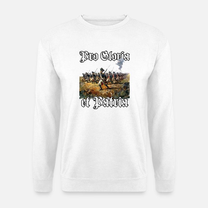 preußische armee preußen uniform preußisches - Unisex Pullover - Weiß