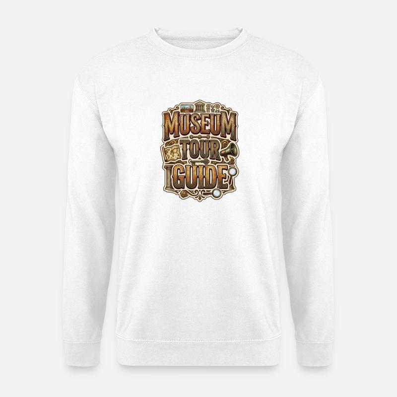 Guide du musée - Sweat-shirt Unisexe - blanc