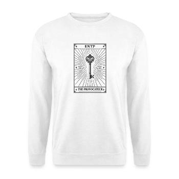 ENTP | Personnalité des cartes de tarot - Sweat-shirt Unisexe - blanc - Devant