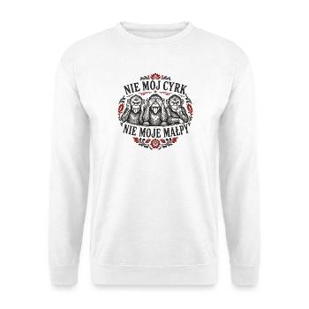Nie Mój Cyrk - Unisex Sweatshirt - white - Front