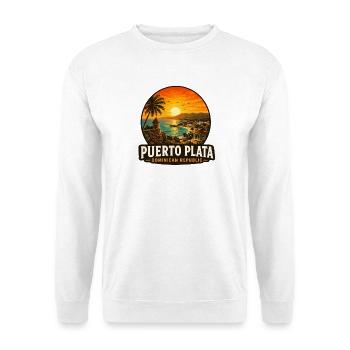 Vacation in Puerto Plata, Dominican Republic - Unisex Sweatshirt - white - Front