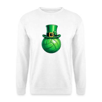Volley-ball de la Saint-Patrick - Sweat-shirt Unisexe - blanc - Devant