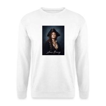 Anne Bonny Pirate Portrait - Unisex Sweatshirt - white - Front