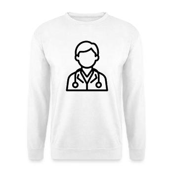 Arzt - Unisex Pullover - Weiß - Vorne