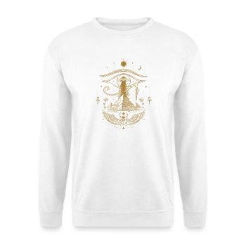 Egyptian Cosmic Pyramid - Unisex Sweatshirt - white - Front