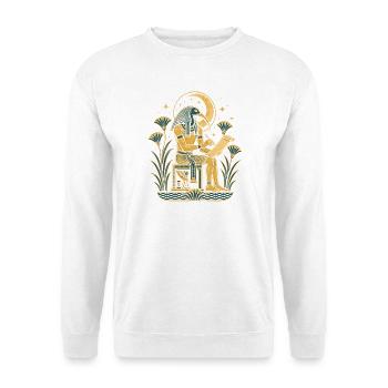 Thoth Moon Scribe - Unisex Sweatshirt - white - Front