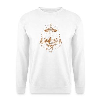 Egyptian UFO Pyramids - Unisex Sweatshirt - white - Front