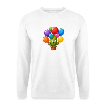 Cactus Balloon Fiesta - Unisex Sweatshirt - white - Front