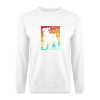 Schnauzer nain - Sweat-shirt Unisexe - blanc - Devant