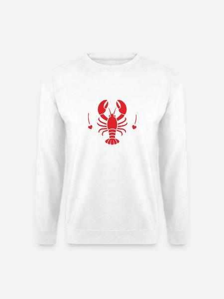 Hummer ist mein Glücksort - Unisex Pullover - Weiß
