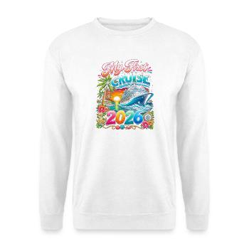 Meine erste Kreuzfahrt 2026 - Unisex Pullover - Weiß - Vorne