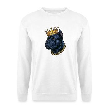 Cane Corso Crown Italian Mastiff Royal - Unisex Sweatshirt - white - Front