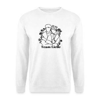 Team Liebe Jahrestag Geschenk Valentinstag Paar - Unisex Pullover - Weiß - Vorne