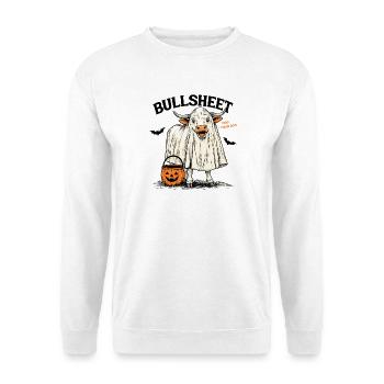 Halloween Cow Costume Funny Pun Animal Fans - Unisex Sweatshirt - white - Front