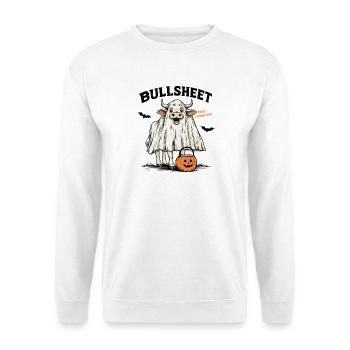 Cow Halloween Outfit Funny Pun Farm - Unisex Sweatshirt - white - Front