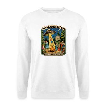 Alien Abduction Camp: Unplanned Trips - Unisex Sweatshirt - white - Front