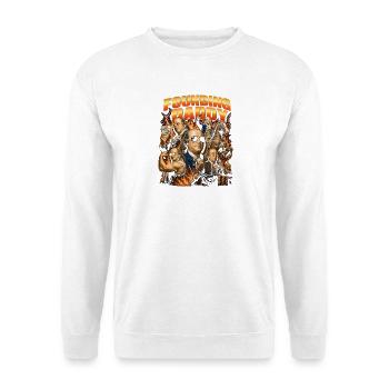 Founding Father Ben Franklin, July 4 - Unisex Sweatshirt - white - Front