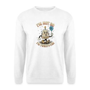 Je n’ai pas 30 ans, j’ai 20 ans - Sweat-shirt Unisexe - blanc - Devant