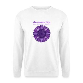 Dementia Blossom Trail Meet Them - Unisex Sweatshirt - white - Front