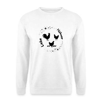 Chicken Love - Unisex Sweatshirt - white - Front