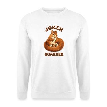 Mahjong Joker Écureuil Accumulateur - Sweat-shirt Unisexe - blanc - Devant