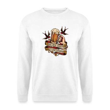 Ich Lasse Bier Verschwinden Craft Beer - Unisex Pullover - Weiß - Vorne