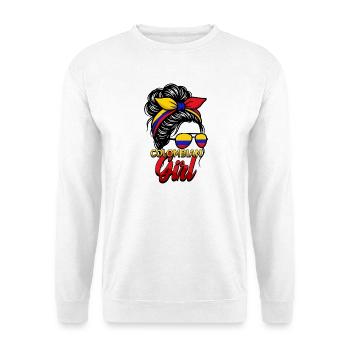 Fille Drapeau colombien Colombie - Sweat-shirt Unisexe - blanc - Devant