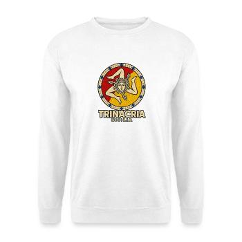 Sicilia Trinacria Sicilian Flag Heritage Pride Gif - Unisex Sweatshirt - white - Front