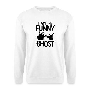Halloween Party - I am the Funny ghost - Unisex Pullover - Weiß - Vorne