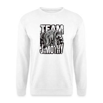 Jimothy Viral Raccoon Funny Team Jimothy - Unisex Sweatshirt - white - Front