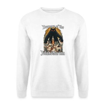 Chat de Noël Jólakötturinn Chat de Noël islandais - Sweat-shirt Unisexe - blanc - Devant