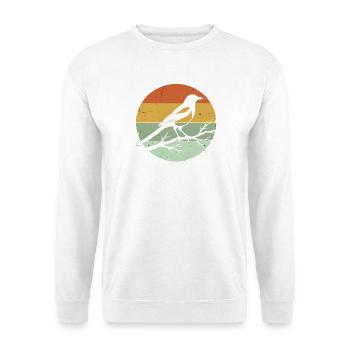 Elster vogel tier - Unisex Pullover - Weiß - Vorne