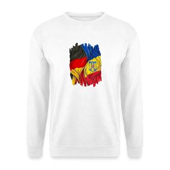 Germany and Romania - Unisex Sweatshirt - white - Front
