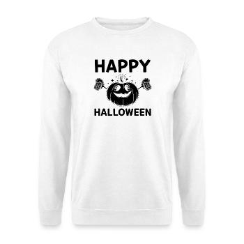 Idées de fête d’Halloween joyeuses - Sweat-shirt Unisexe - blanc - Devant