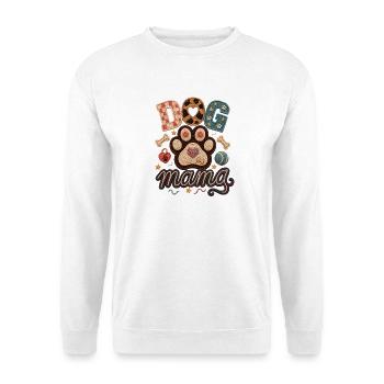 Dog Mom Dogs Mama Heart Dog Paw - Unisex Sweatshirt - white - Front