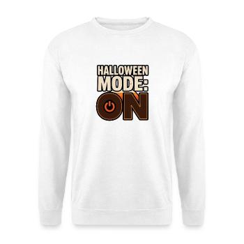 Lustiges Halloween – Halloween-Modus an - Unisex Pullover - Weiß - Vorne