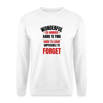 Coworker Farewell Gift - Unisex Sweatshirt - white - Front