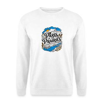 Paris des Prairies Saskatoon, Saskatchewan - Sweat-shirt Unisexe - blanc - Devant