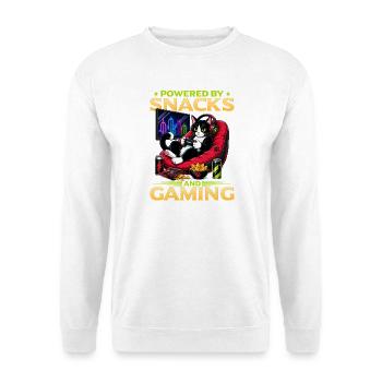 Gamer Gaming Cat Video Game - Unisex Pullover - Weiß - Vorne