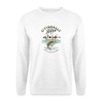 Vintage Fishing Retirement - Unisex Sweatshirt - white - Front