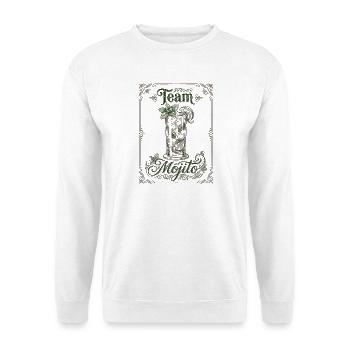 Hen Party Team Mojito Cocktail Bartender - Unisex Pullover - Weiß - Vorne
