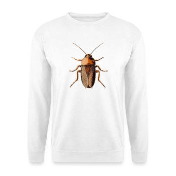 cafards insectes cafards cafards cafards - Sweat-shirt Unisexe - blanc - Devant