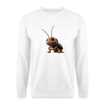 cafards insectes cafards cafards cafards - Sweat-shirt Unisexe - blanc - Devant