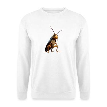 cafards insectes cafards cafards cafards - Sweat-shirt Unisexe - blanc - Devant