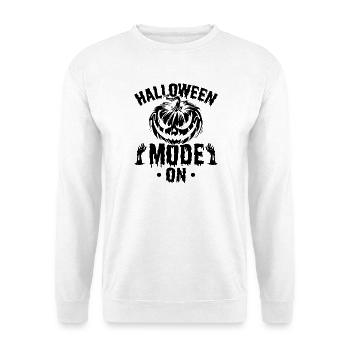 Pumpkin Halloween Mode On - Halloween Pumpkin - Unisex Sweatshirt - white - Front