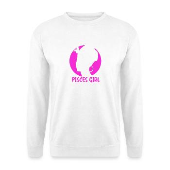 Zodiac sign Pisces - Unisex Sweatshirt - white - Front