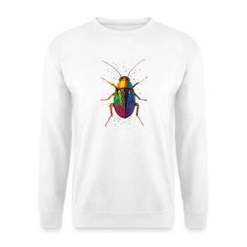 cafards insectes cafards cafards cafards - Sweat-shirt Unisexe - blanc - Devant
