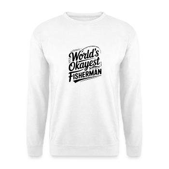 World's Okayest Fisherman - Unisex Sweatshirt - white - Front