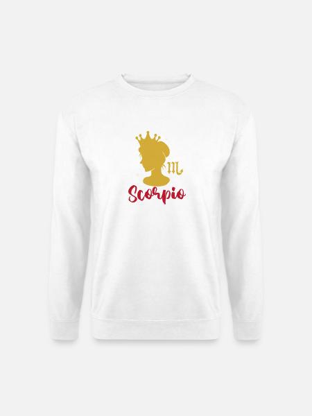 Sternzeichen Skorpion - Unisex Pullover - Weiß