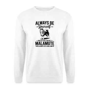 Dictons malamutes d’Alaska Don des Malamutes d’Alaska - Sweat-shirt Unisexe - blanc - Devant